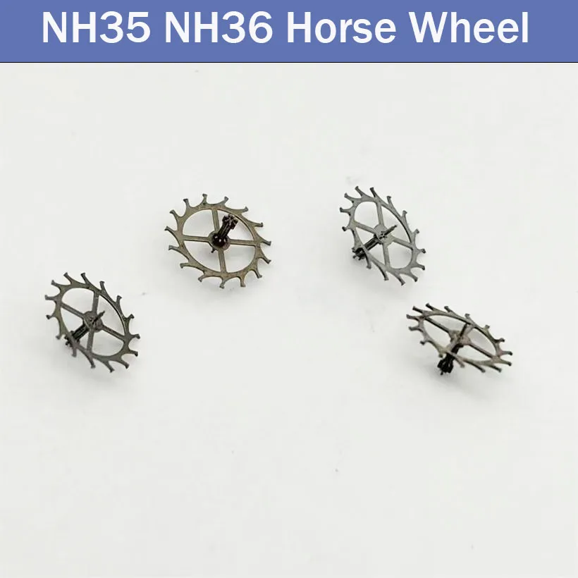 Suitable For NH35 NH36 Movement Horse Wheel NH35 Movement Escape Wheel Lotus Wheel Mechanical Watch Accessories