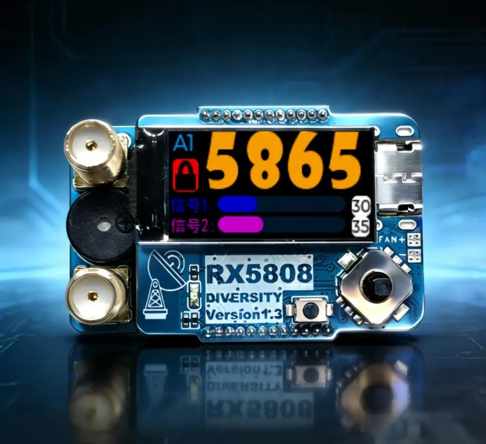 4.9G 5.8G 6.1G 3W VTX With Filter Image Transmission Equipped with Pigtail Antenna and Data Connection Cable for FPV Drone Part
