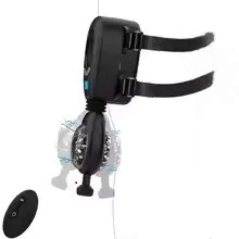 Samurai Belt Vibrating Massage Cup  2-in-1 Thrusting & Multi-Frequency Stimulation, Adult Toy for Men (Airplane Cup Design)