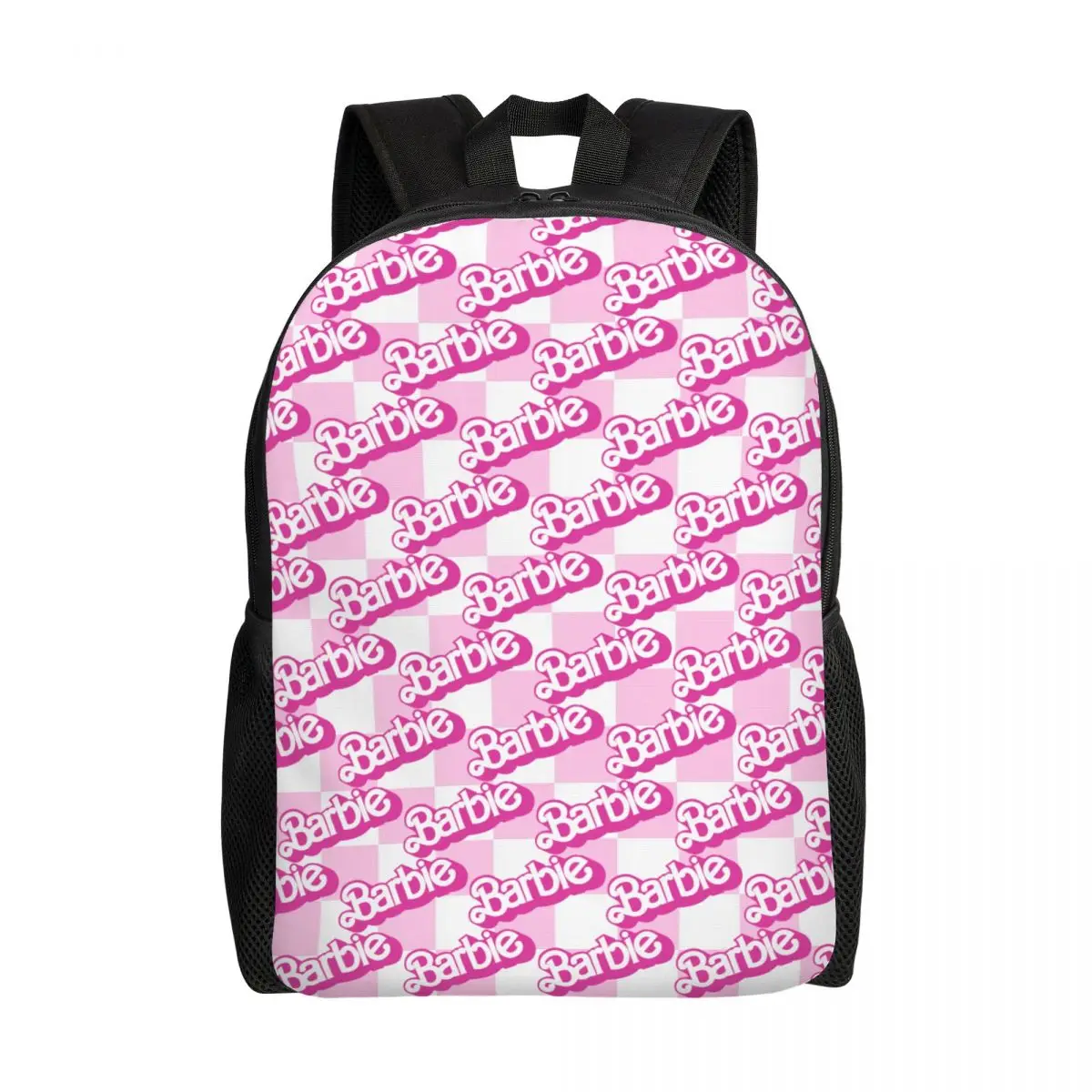 

Custom Barbie Logo Travel Backpack Men Women School Computer Bookbag Disney College Student Daypack Bags