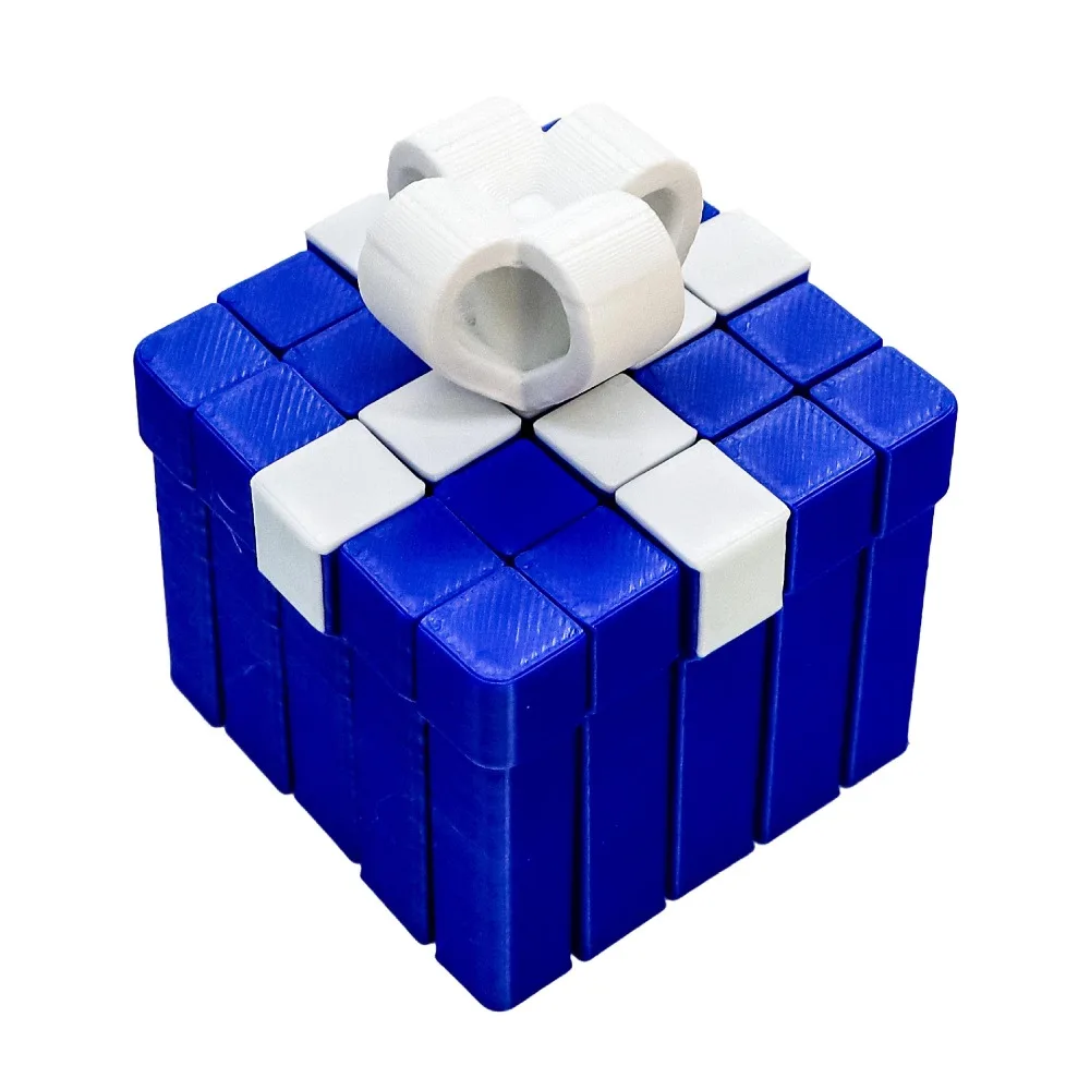 

Relaxation 3D Printed Fidget Toy Funny Decompression Stackable Gift Cube PLA Portable AntiAnxiety Toy Party Supplies