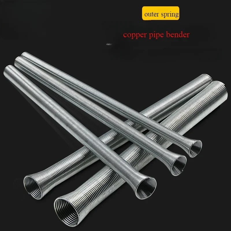 5pcs Spring Tube 210mm Tension Spring Pipe Bender Spring Steel For Air Condition Copper Aluminium Tube Bending Hand Tool