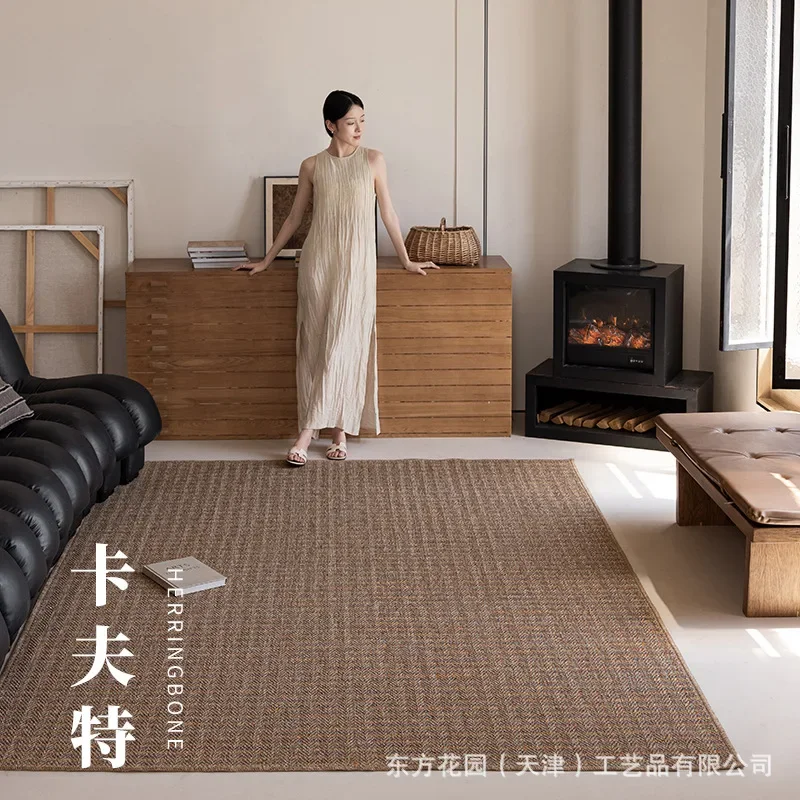 CL imitation sisal jute carpet household living room bedroom sofa coffee table blanket washable outdoor carpet