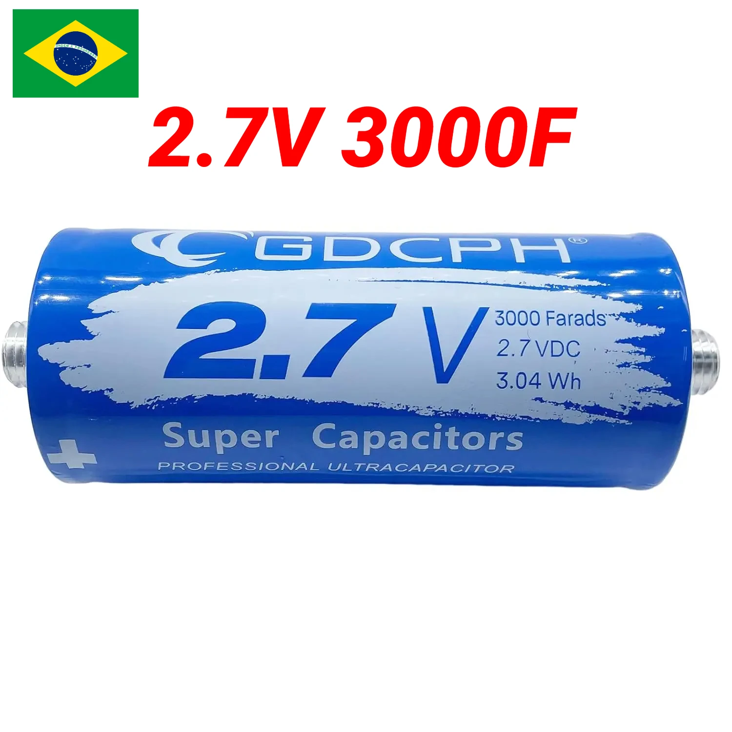 

2.7V3000F Super Farad Capacitor High Current Large Capacity Can Be Used To Automotive Rectifier Module 16V500F*6 2.7V 3000F