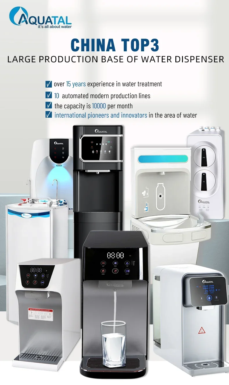 Freestanding Atmospheric Air Water Generator Stainless Steel Water Dispenser  Machine