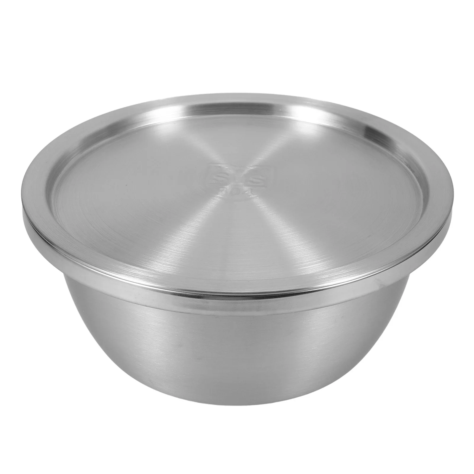 

Stainless Steel Freshness Preservation Bowl Round Medium Vegetable Washing Basin Kitchen Drainage Mixing Bowl For Salad