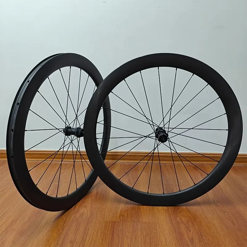 

1468g Road Bike Bicycle Carbon Fiber Wheelset Rim Toray T800 700C Frame Height 50mm