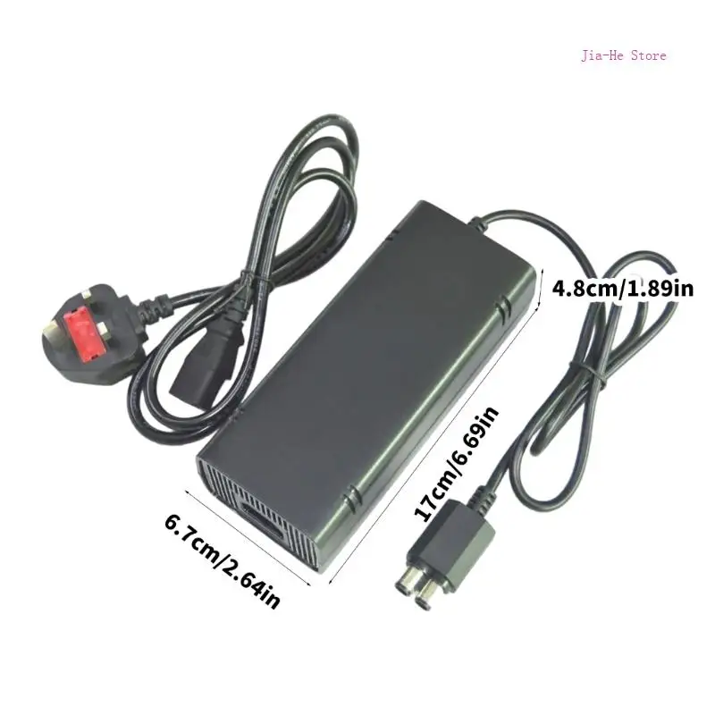 Universal Power Adapter Cord for 360 Game Consules Power Supply with Long Cable 83CF
