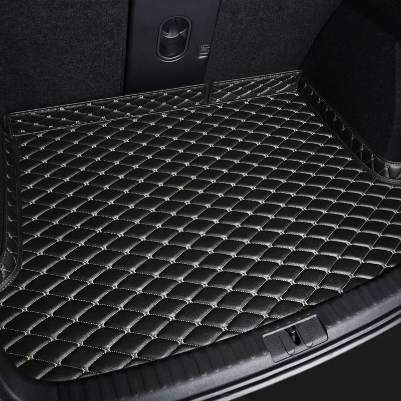 Custom Car Trunk Mat for Lincoln Navigator Aviator Corsair 2020-2022 Car Accessories Artificial Leather Carpet