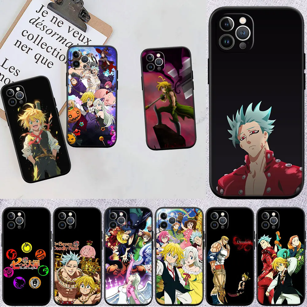 Funda Protectora para Teléfono MI28 S-Seven D-Deadly Sin, Carcasa Suave para iPhone SE X XS XR 11 16E 17 Pro Max Air 8 7 6 6s Plus