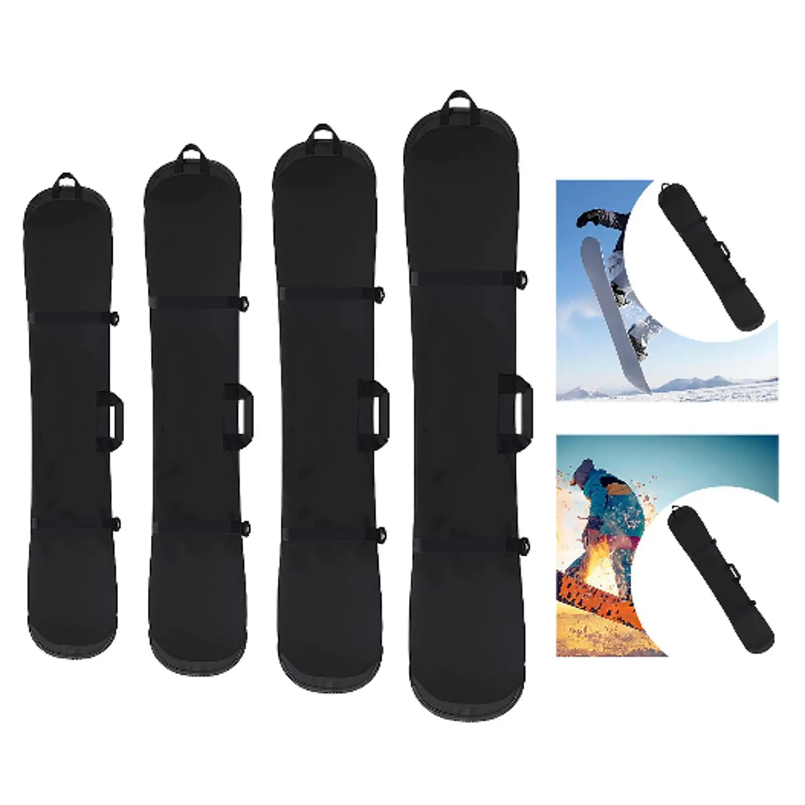 

Snowboard Sleeve with Padded Shoulder Strap with Handle Equipment Ski Bag