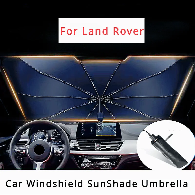 For Land Rover Range Rover Sport Evoque Freelander Velar Discovery Car Windshield Sunshade Umbrella Front Window Sun Protection