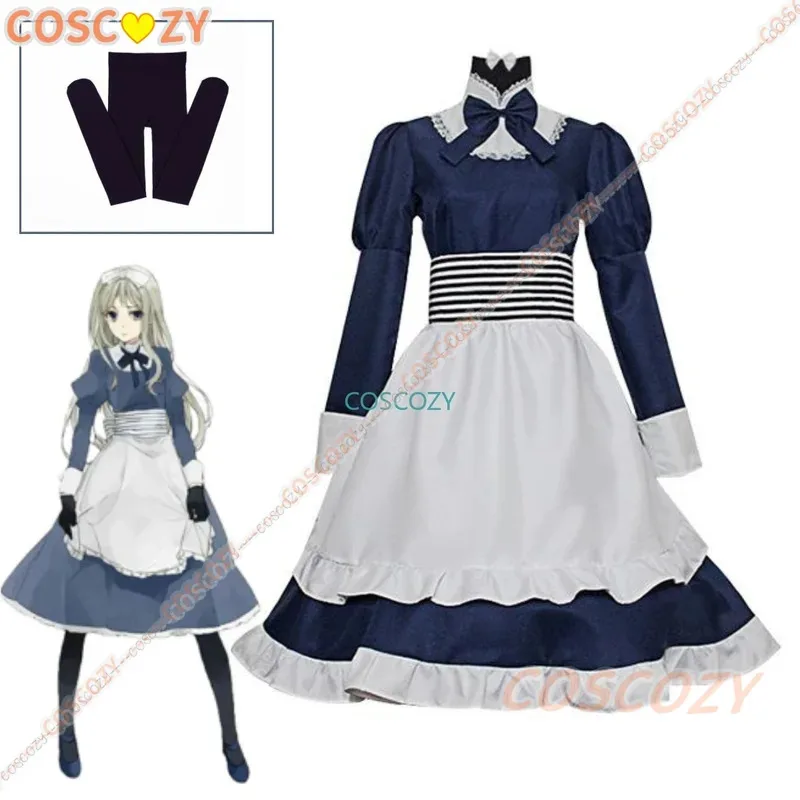 

Anime Axis Powers Hetalia Cosplay Costume Belarus Nataliya Arlovskaya Cosplay Costumes Dress Stocking Set Halloween Maid Dresses