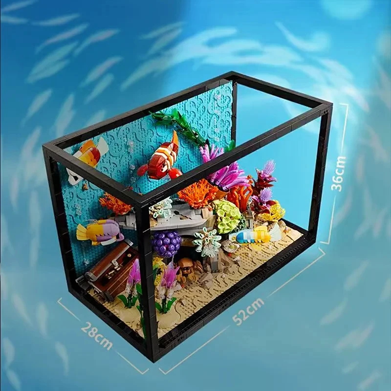 海洋動物の難しいコレクション品、熱帯水槽の魚タンク10336 - Marine Aquarium Cube のレビューと価格