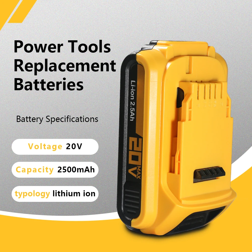 Для DeWalt 20 В DCF887 DCG405 литиевая батарея 1,5 Ач 3 Ач Замена для электроинструментов DCB200 DCD791 18 В/20 В емкостью 1,5 Ач-3 Ач Для DeWalt 20 В DCF887 DCG405 литиевая батарея 1,5 Ач 3 Ач Замена для электроинструментов DCB200 DCD791 18 В/20 В емкостью 1,5 Ач-3 Ач