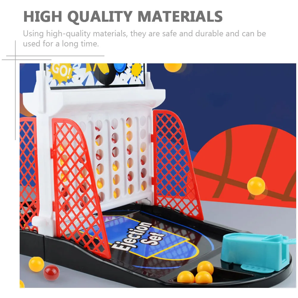 Machine de basket-ball catapulte, jouet interactif réutilisable, jeu de table en plastique pour enfants