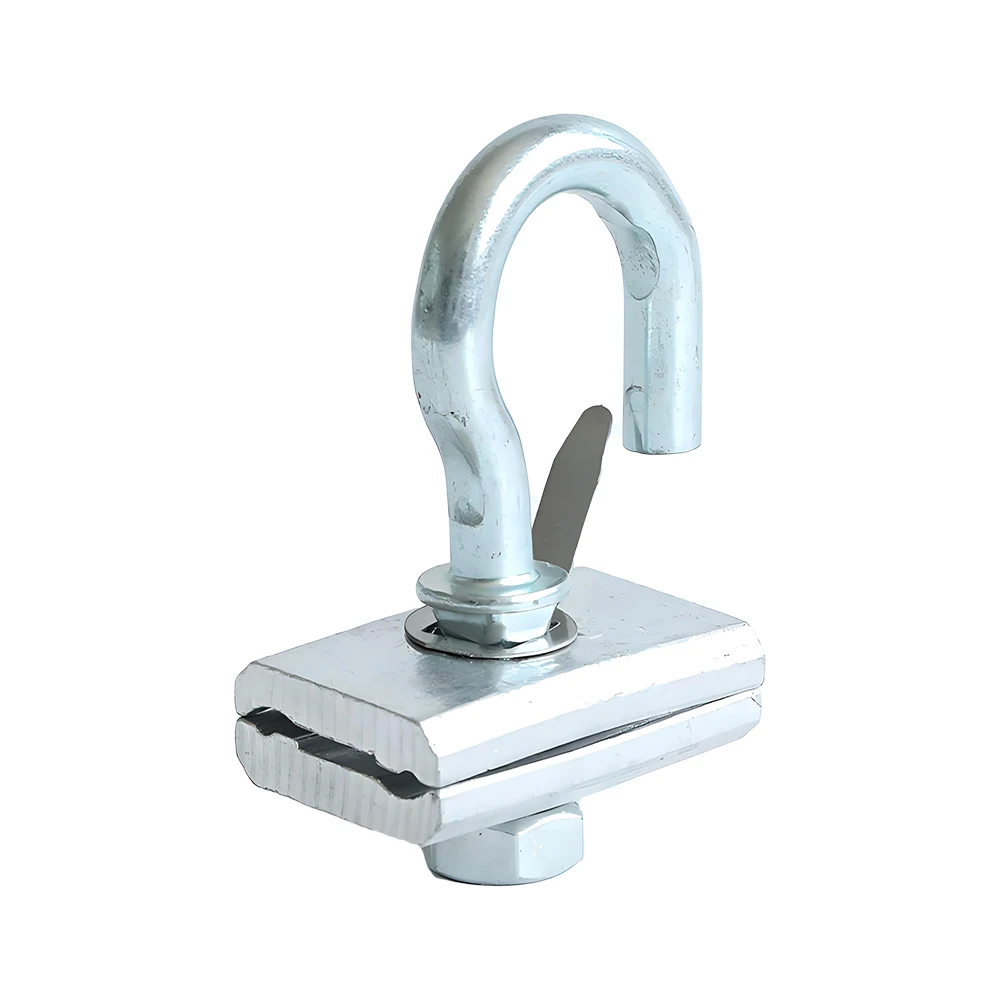 2 Pieces FTTH Clamp Pull Hook Fiber Optic Cable Fixing Accessory Cable Entry Fixing Component for Network Installation