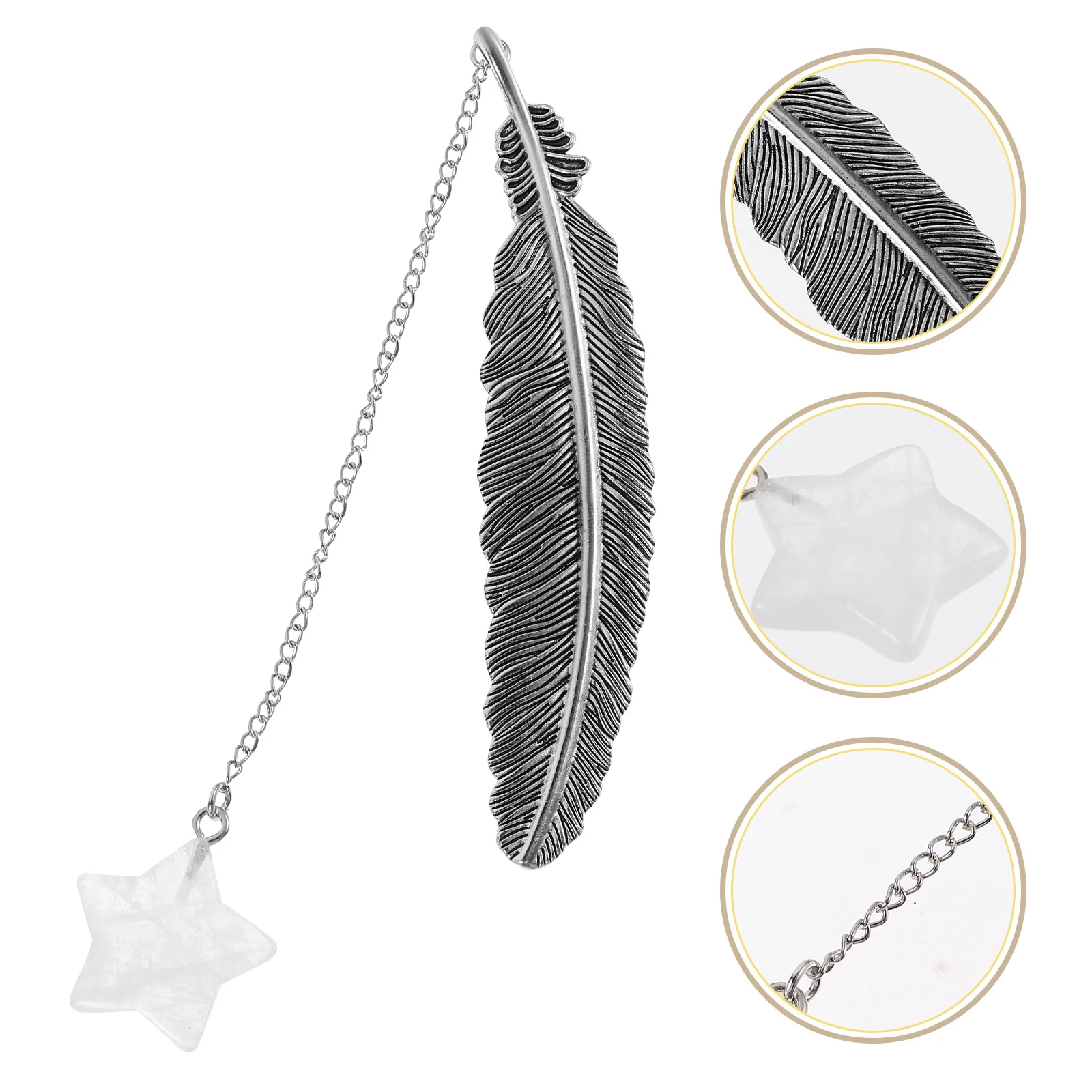 

Shape Crystal Pendant Bookmark Delicate Reading Mark Elegant Gift Unique Bookmarks for Women Bookmark Unique Bookmarks