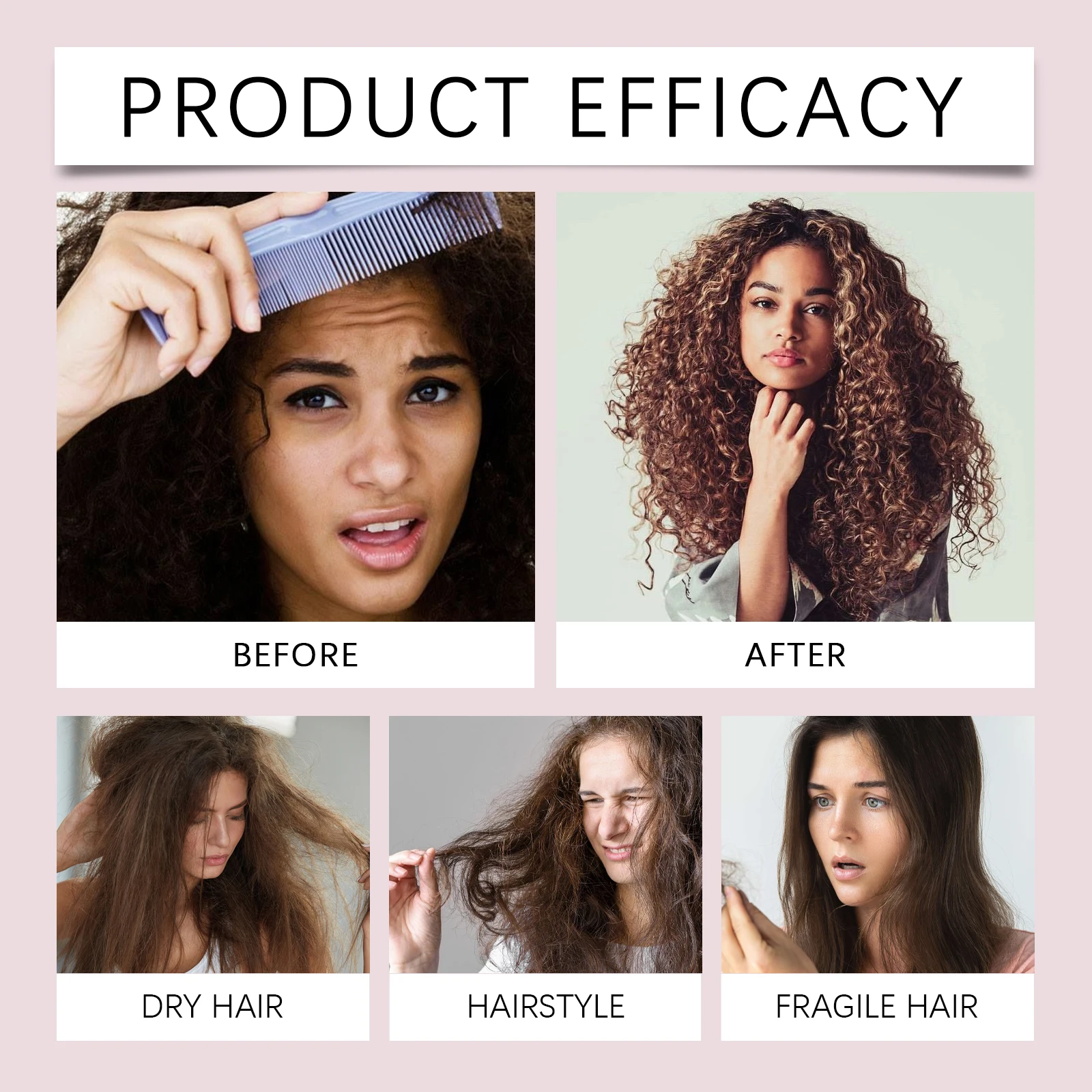 كريم تعزيز التجعيد للشعر المتموج والمجعد كريم تصفيف الشعر المرطب بلسم ترتد للشعر الجاف المجعد 50 مل