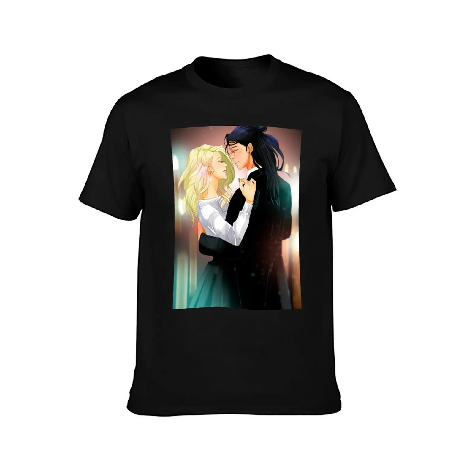 Mitsu and Celia Dance ( Blindfold ) by Mashersan T-Shirt Sweat Resistant Workout Tee Shirt