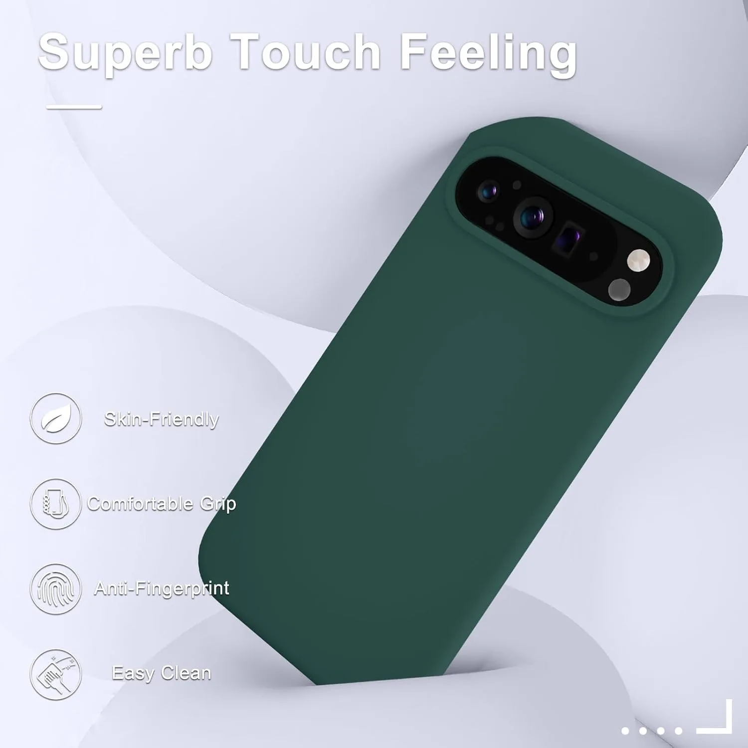 For Google 9 Pro XL Liquid Silicone Case for Google 8A 7A 6A 5A Pixel 6 7 8 9 Pro Soft TPU Shockproof Skin Touch Feeling Cover