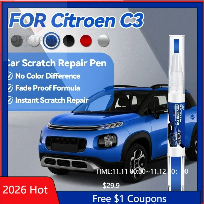 Herramientas de Estilismo Automotriz para Citroën C3 1996-2025 Saxo PF1 A91 PSA PF1 CMP, Lápiz de Reparación de Pintura, Eliminador de Arañazos, Bricolaje para Auto