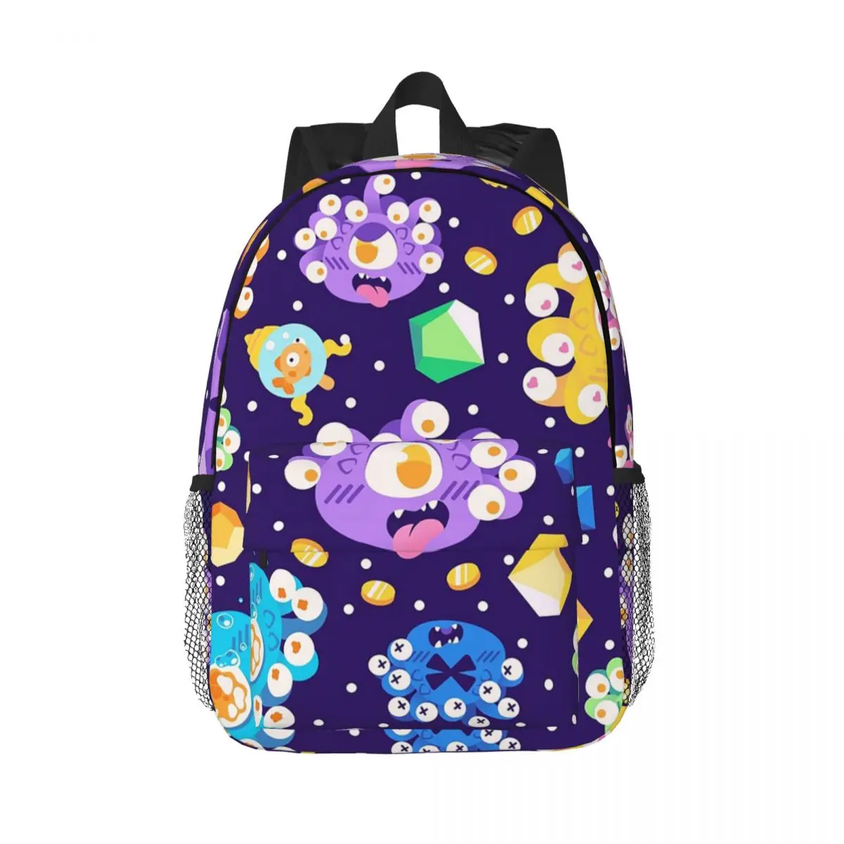 Beholder Cuties Backpacks Boys Girls Bookbag Cartoon Children School Bags Laptop Rucksack Shoulder Bag Large Capacity