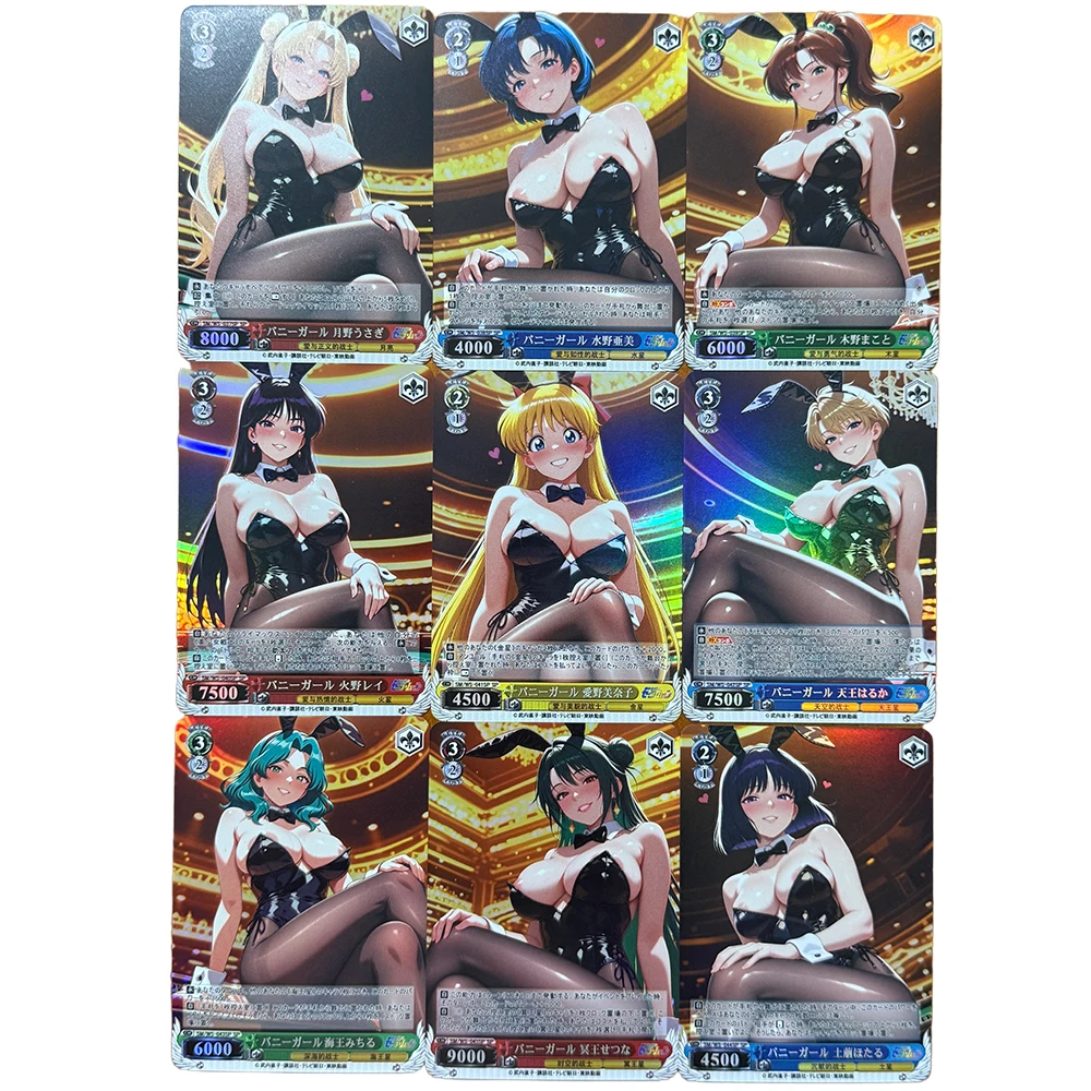 Karta kolekcjonerska DIY Goddess Story The Quintessential Quintuplets Nakano Nino One Piece Robin Nami Hancock Teksturowana matowa prezenty
