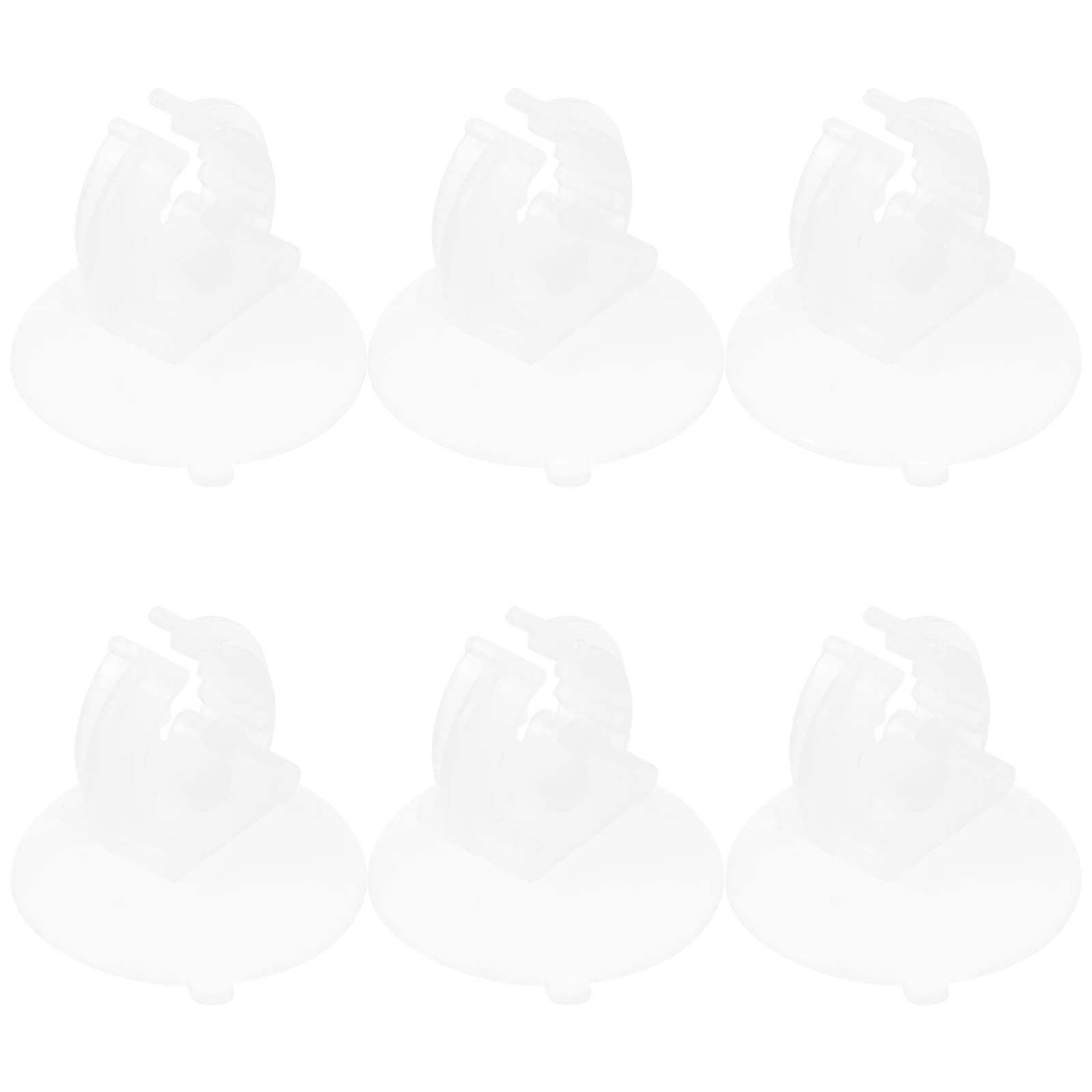 

6 Pcs Light Tube Fixing Suction Cup Aquarium Lights Bracket Fish Tank Accessories Fork Lamp Holder Silica Gel Holding Stand