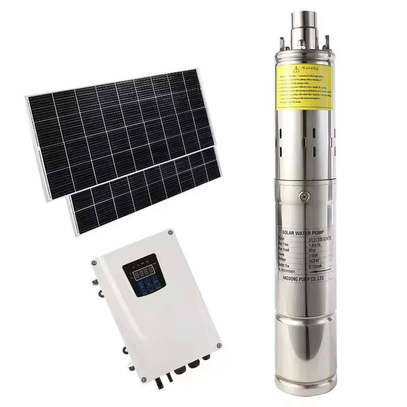 DC Brushless High Head Stainless Steel Deep Well Submersible Agricultural Irrigation Water Pump For Agriculture System