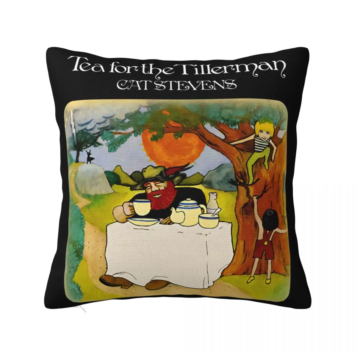 New 2020Tea For The Tillerman Cat Steven Logo S 2Xl Halloween Adult Interested Cartoon Low Price Spring Cute Pillow Case