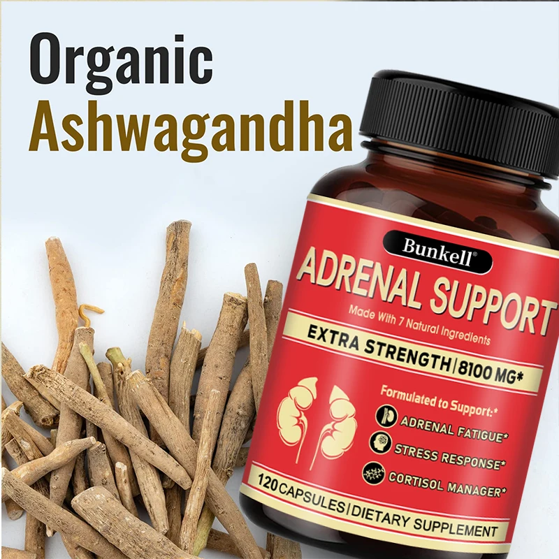 Premium Adrenal and Cortisol Health Supplement - Helps Relieve Mood and Stress, Boosts The Immune System and Energy Production