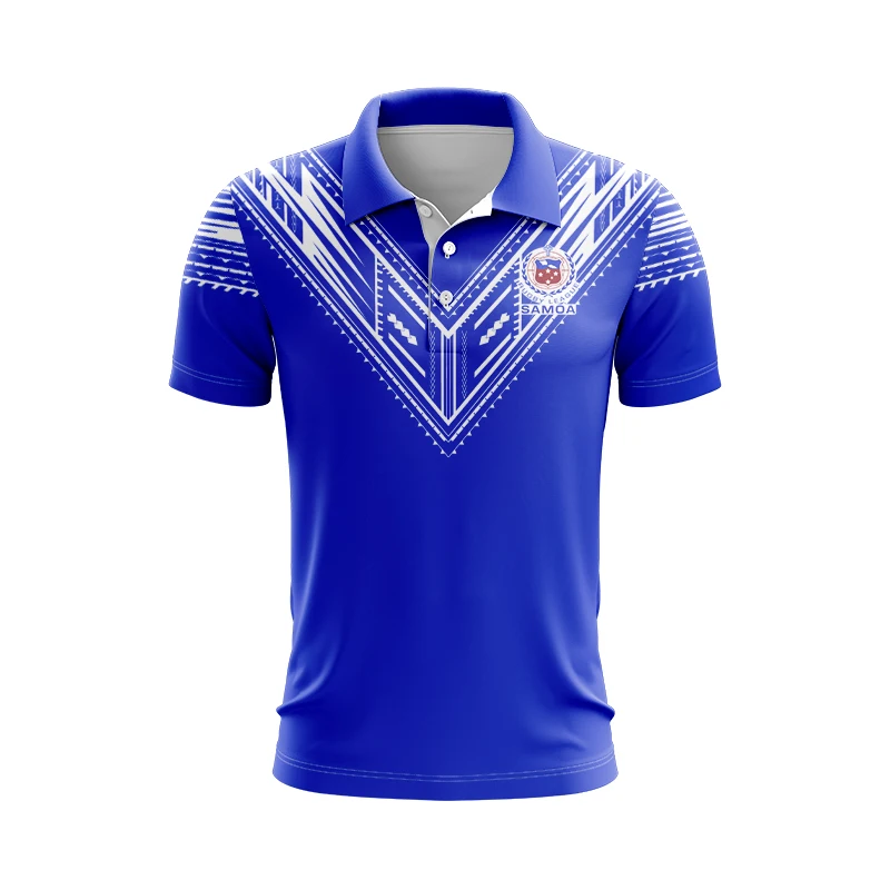 POLO NEW Toa Samoa RL 2023-24 Mens Replica Home Jersey Rugby League by Dynasty