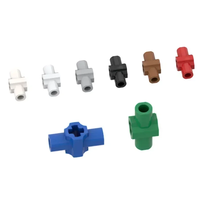 Kit de blocs de construction en briques rondes spéciales, 10 pièces, particules à assembler de haute technologie 24122, trou transversal, pièce remplaçable, jouet pour enfants