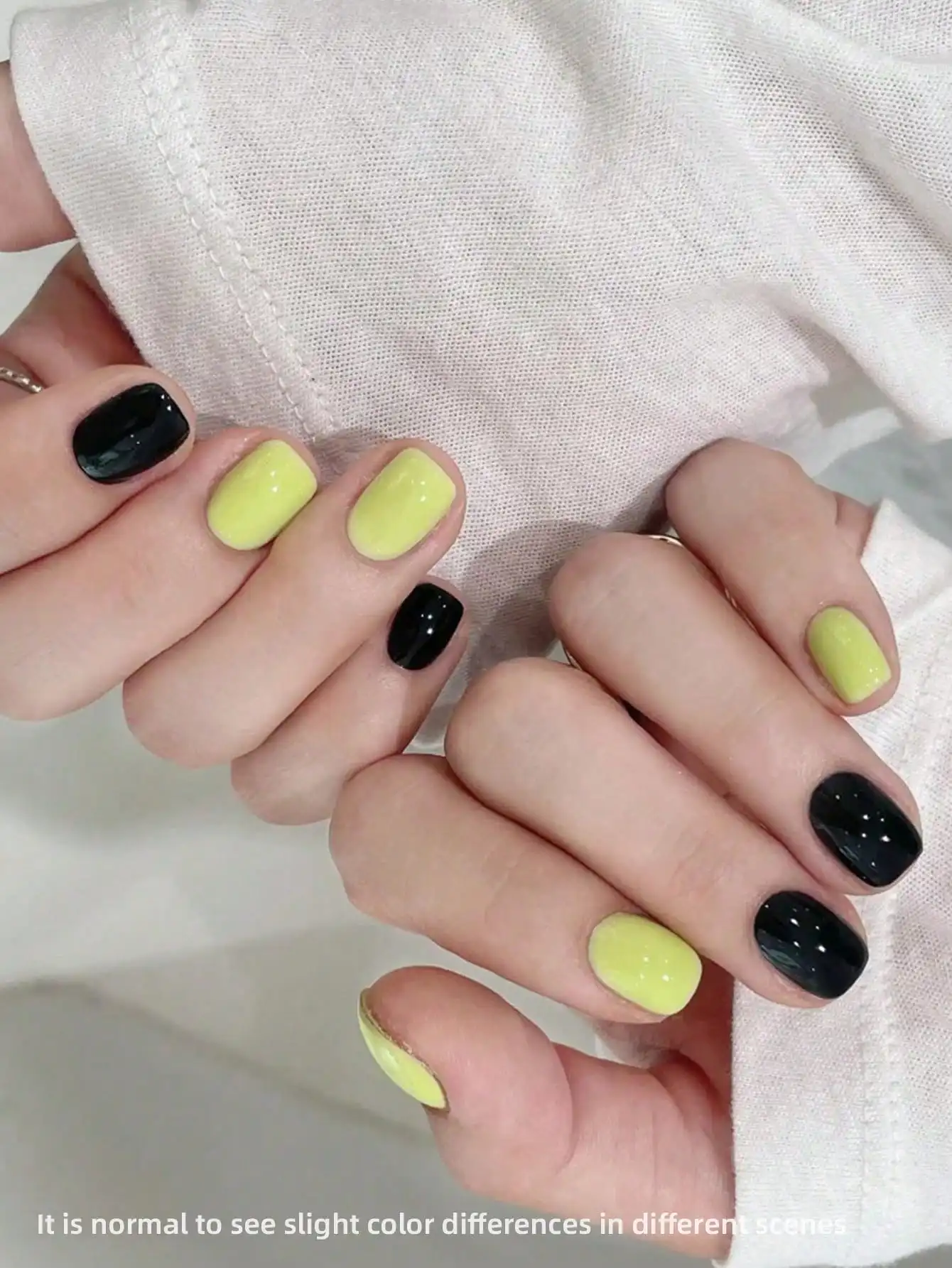 XEIJAYI 2個セット 15ml テンダーグリーンブラック ジェルネイルポリッシュ スターターキット ピュアソークオフタイプ ノーラブネイルポリッシュ