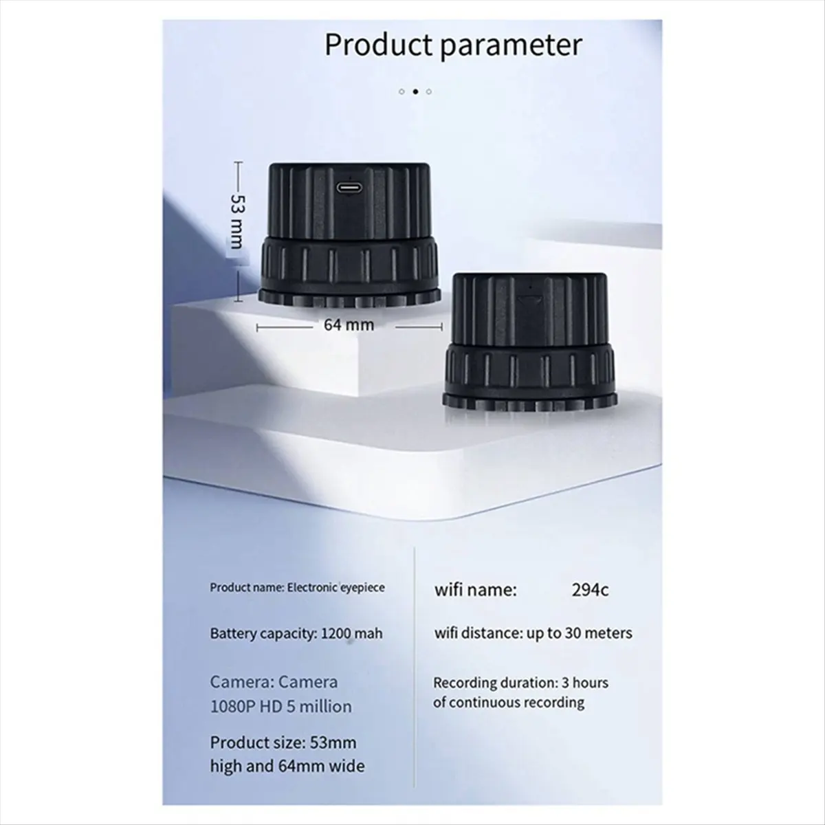 

Телескоп Wi-Fi подключение электронный окуляр HD телескоп универсальная камера мобильный телефон фото запасные части