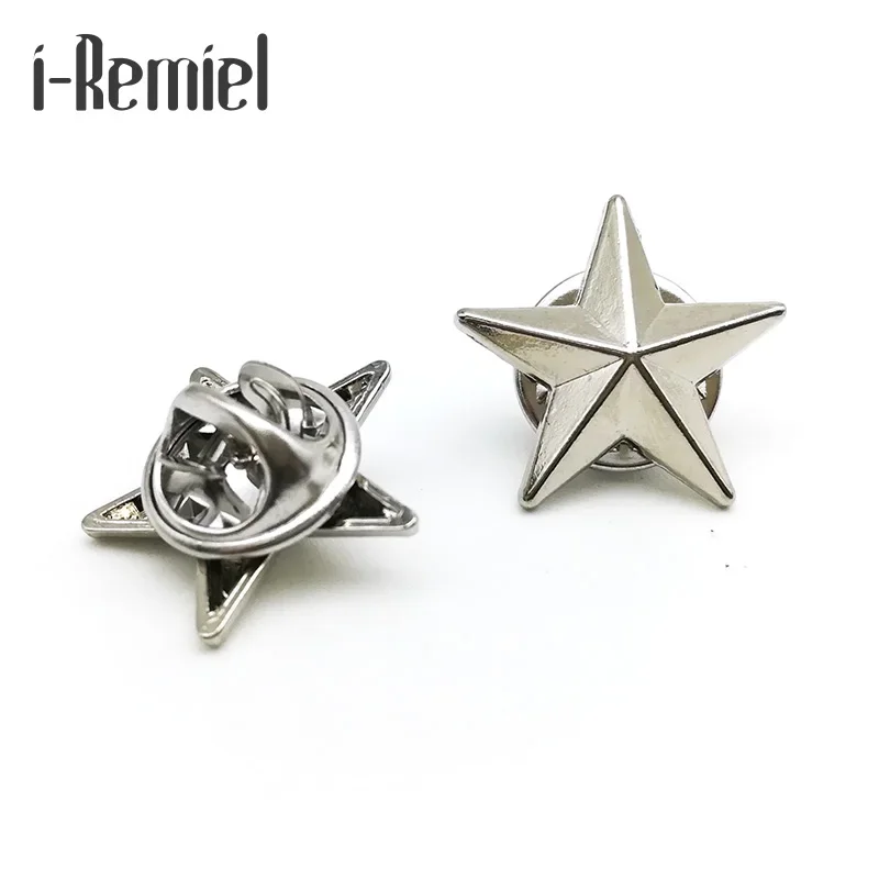 Brooches Hot Sale Real Pin Hijab Broches High-end Brooch Badge Little Star For And Blouses Five-pointed Couples Jewelry