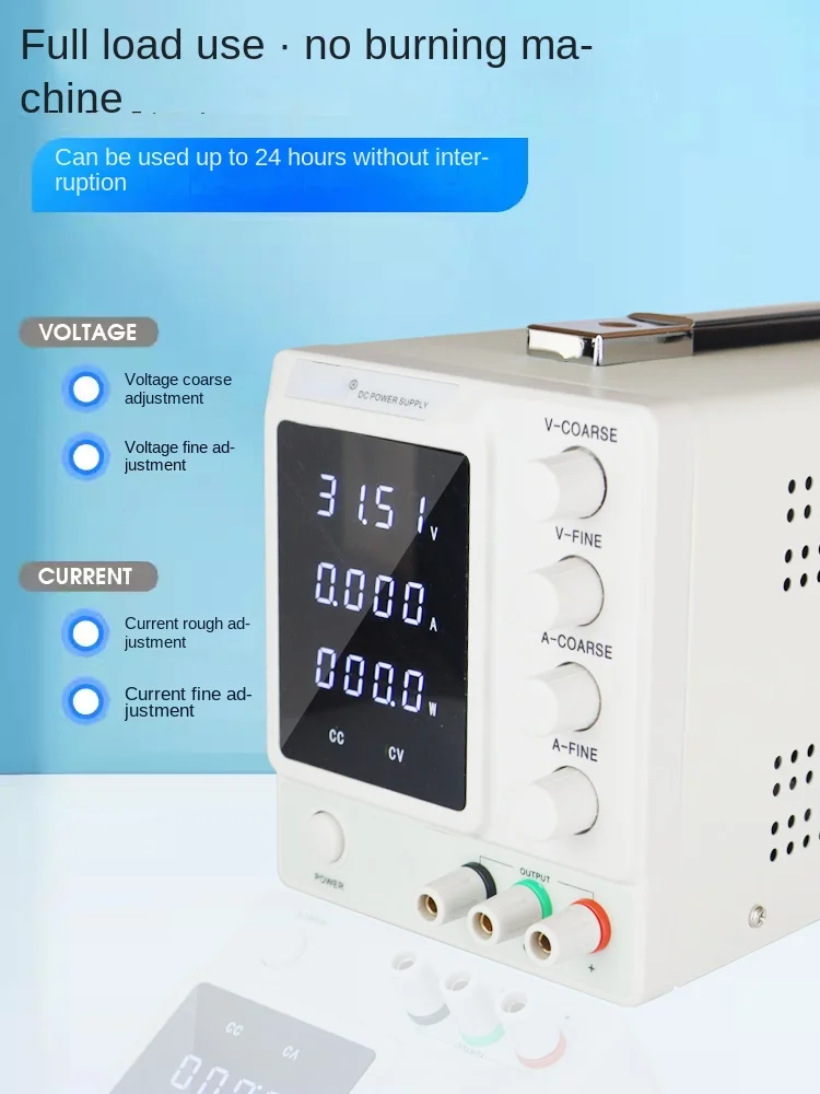 Adjustable DC stabilized power supply 30V60V5A10A full power constant voltage constant current source charging