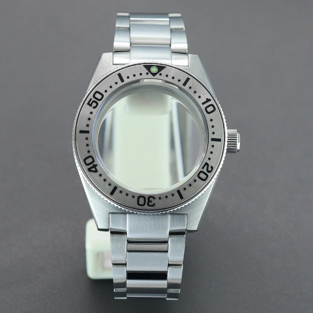 40mm Watch Case Bracelet for Mod SPB149J1 Tiger Whale NH35 NH36 4R36 NH38 NH70 Automatic Movement 28.5mm Dial Sapphire Crystal