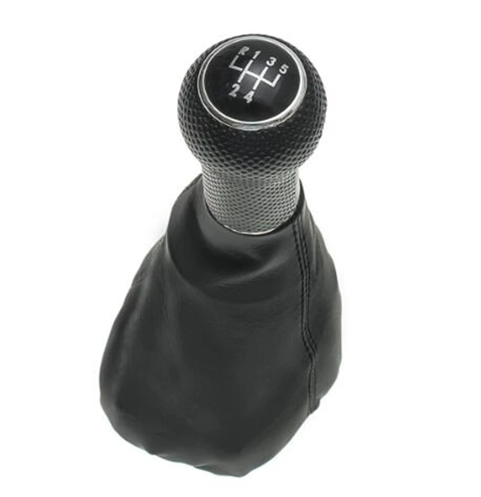 5 سرعات سيارة دليل والعتاد عصا التحول الجراب التمهيد رافعة المقبض صالح ل بولو فولكس فاجن جولف 2 بورا 1996-2009 #2