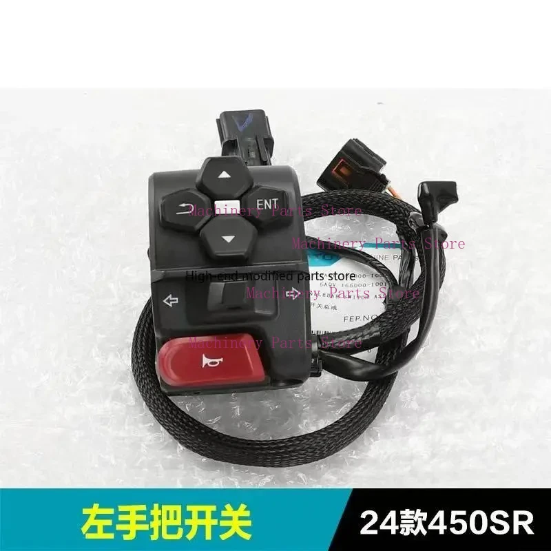 

For CFMOTO 450SR SRS Motorcycle Accessories Left and Right Handle Switch Igniter Handle Headlight Button Switch moto handlebar
