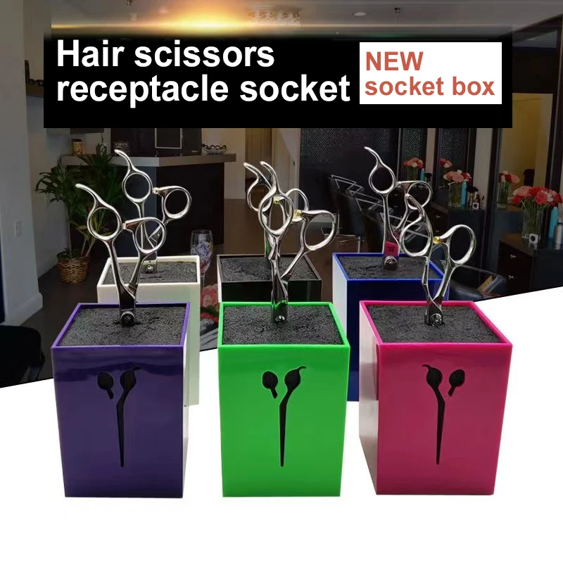 Professional Hair Salon Hairdressing Scissors Box Hairdresser Hairpin Comb Organizer Case Barbershop Styling Tools Accessories