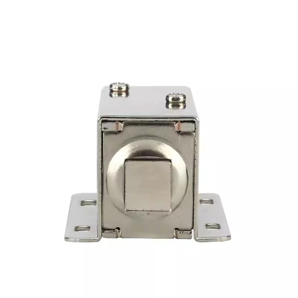 

Small Electromagnetic Solenoid Lock DC6V 12V 24V MINI Electric Bolt Cabinet Draw Lock Release Assembly Solenoid Access Control