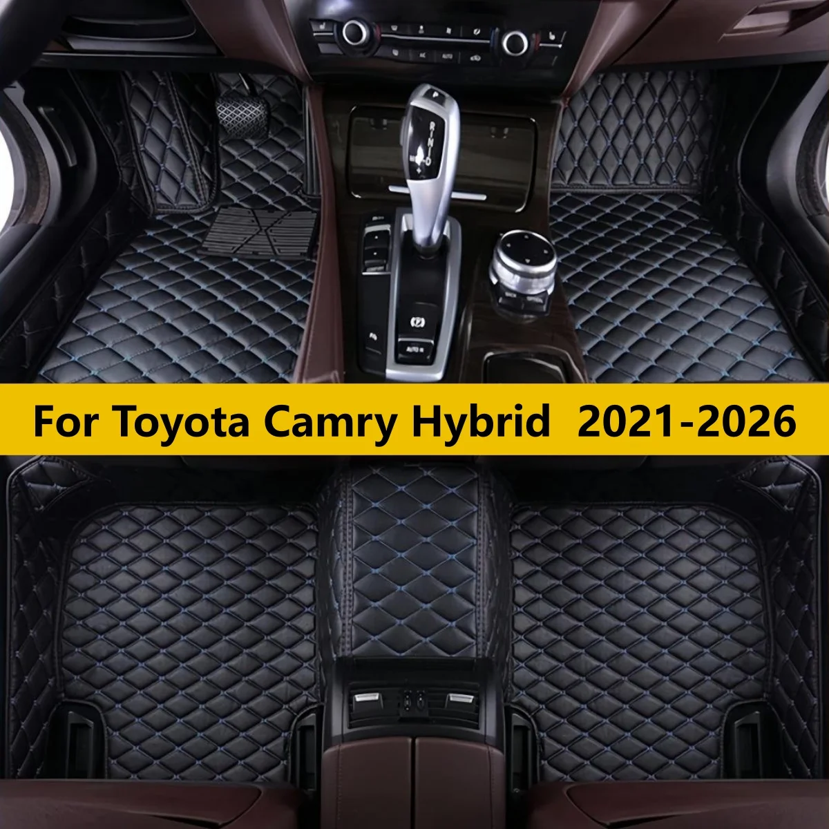 

Auto Leather Carpet Pads Fit For Toyota Camry Hybrid 2021 2022 2023 2024 2025 2026 Auto Carpets Foot Coche Accessories