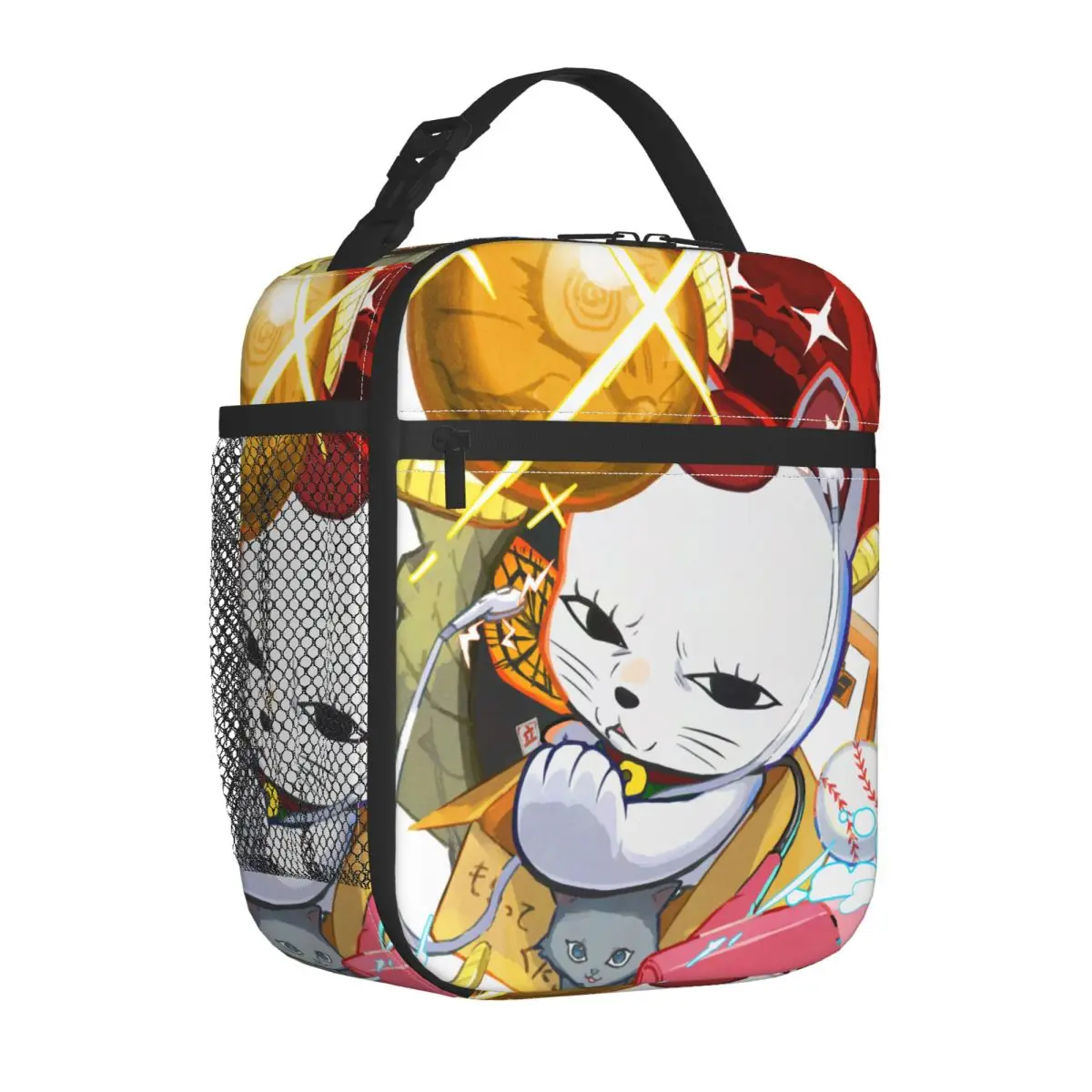Dandadan Anime Turbo Granny Thermal Insulated Lunch Bag for Work Reusable Food Bag Cooler Thermal Lunch Boxes