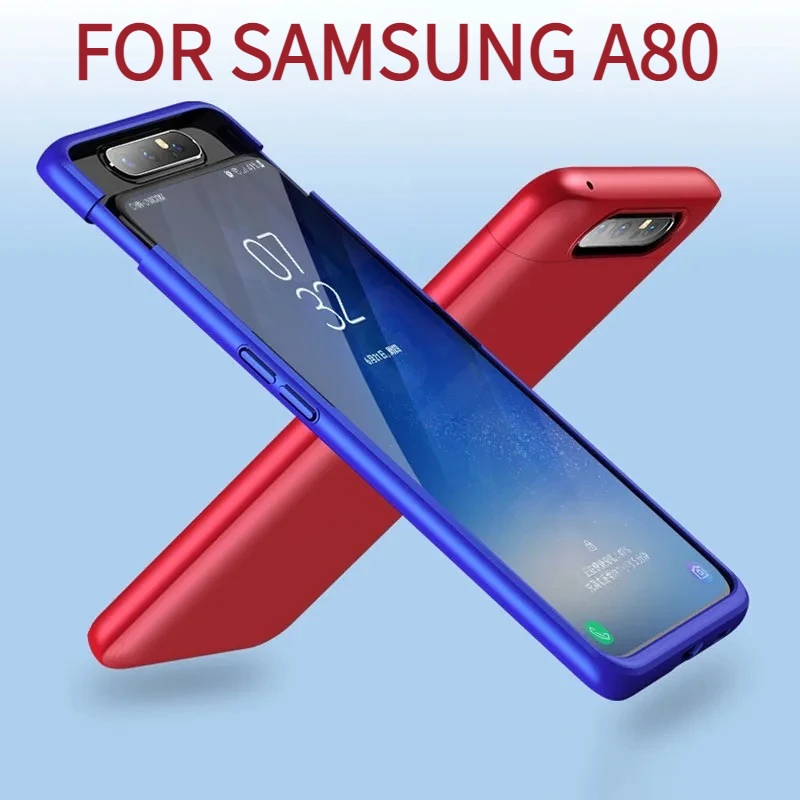 Armor Camera Lifting Protection Case for Samsung Galaxy A80 Case 3 in 1 Shockproof Matte Hard Phone Cover for Samsung A80 Coque