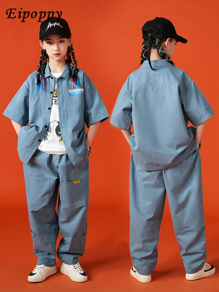 ملابس عصرية للبنات للأطفال ، نموذج المنصة ، ملابس الأداء ، أزياء الجاز ، الهيب هوب