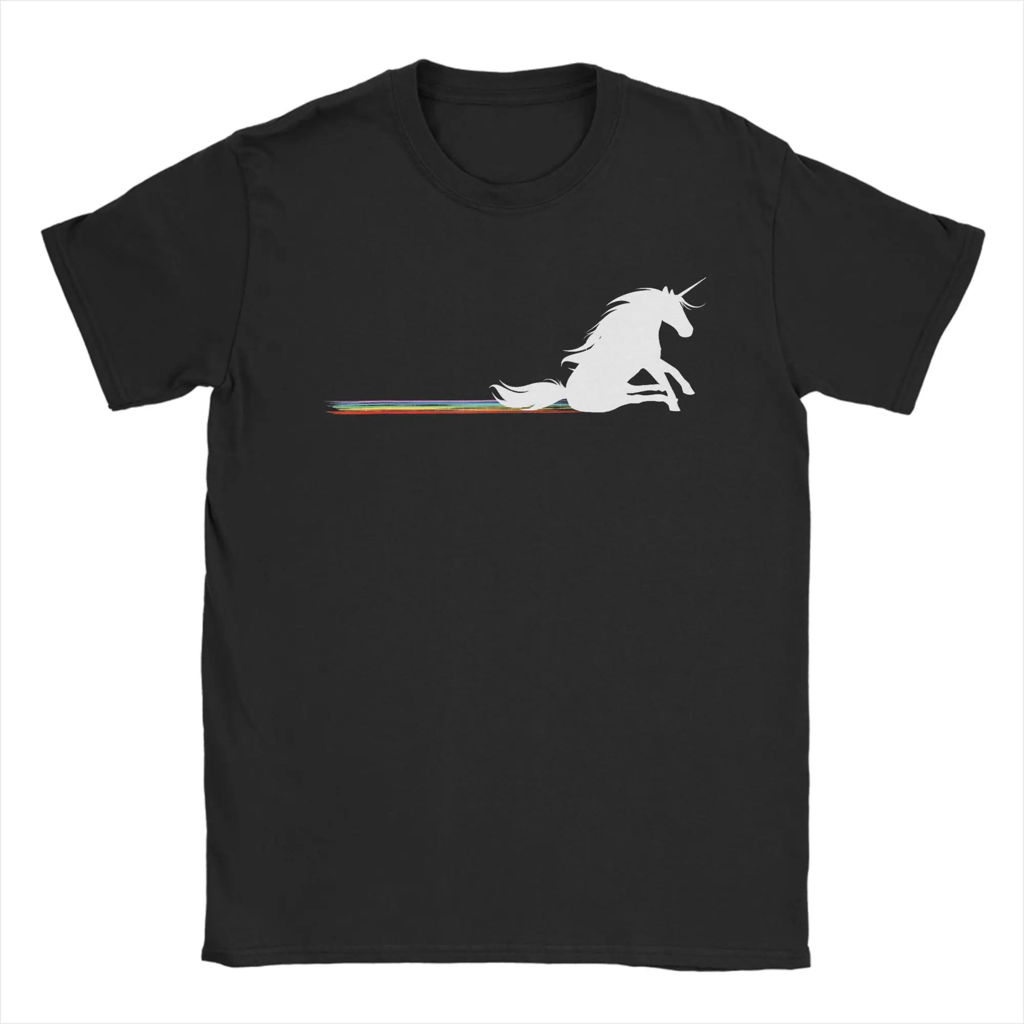 Bottom Wiping Unicorn T-Shirt Summer  Harajuku T Shirts 100 Cotton O Neck 4XL 5XL 6XL Tees Short-Sleeve Awesome Tshirt
