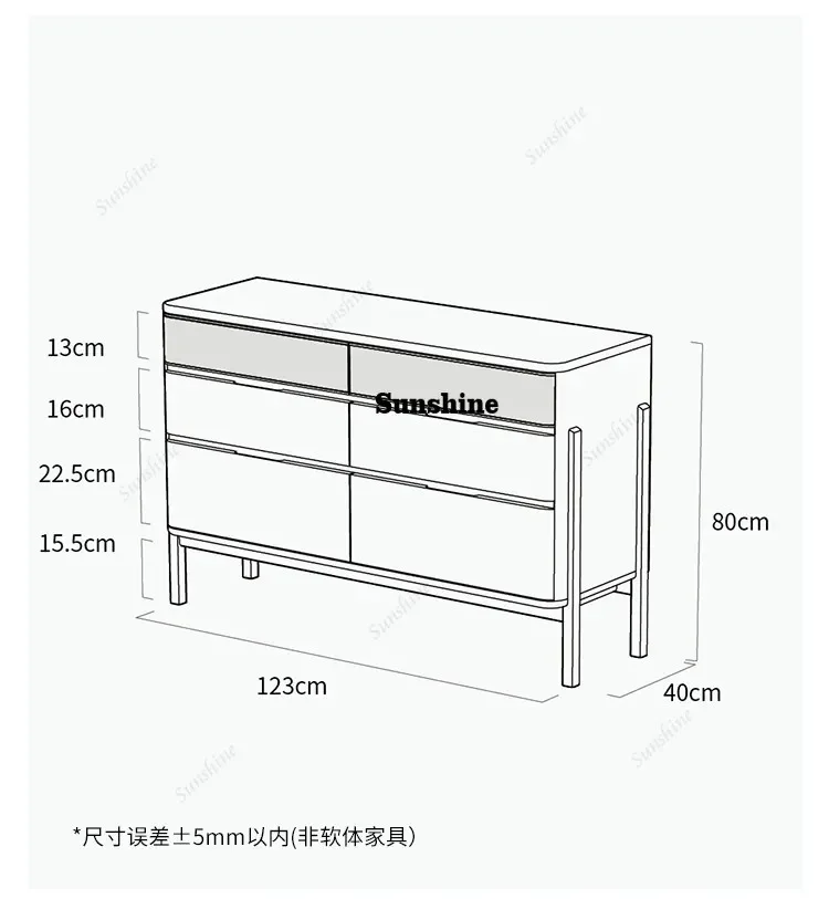 TDBedroom storage, wall locker, porch six chest cabinet solid wood