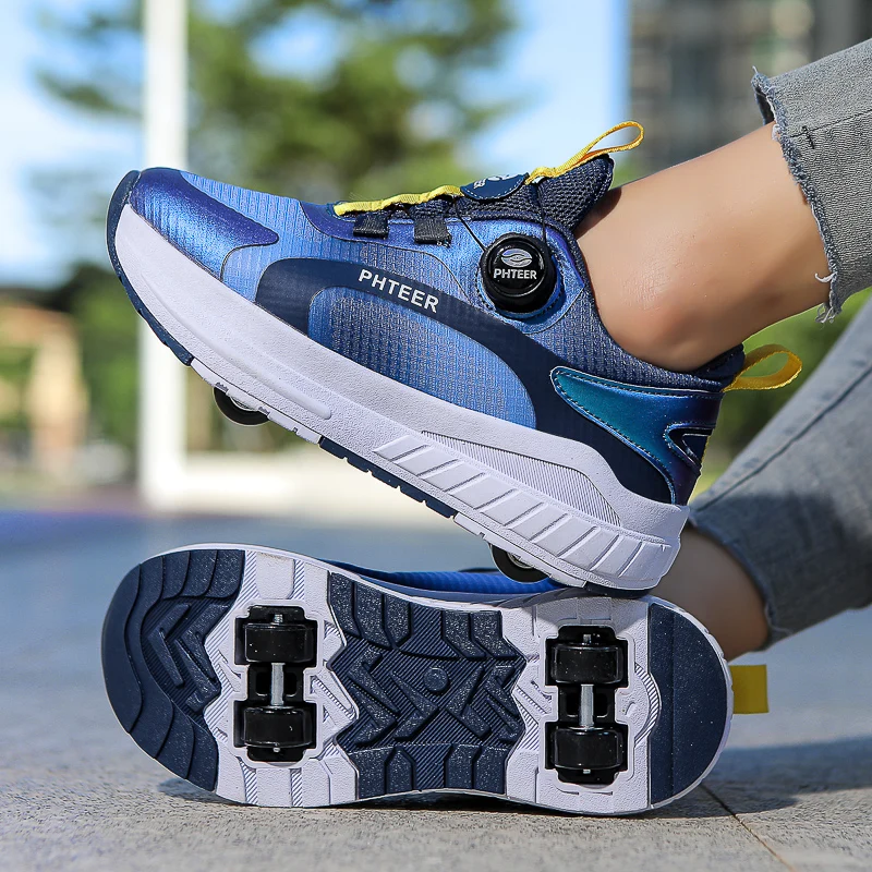 

Kids' Heelys Shoes: 4 Wheels, Easy Shrink, Fun on the Go!